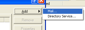 [Add->Mail...]